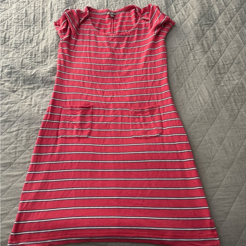 Striped Pink Mini Dress